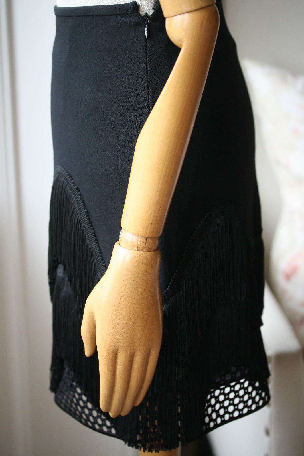 STELLA MCCARTNEY CORINNA FRINGE SKIRT IT 36 UK 6 - Image 6
