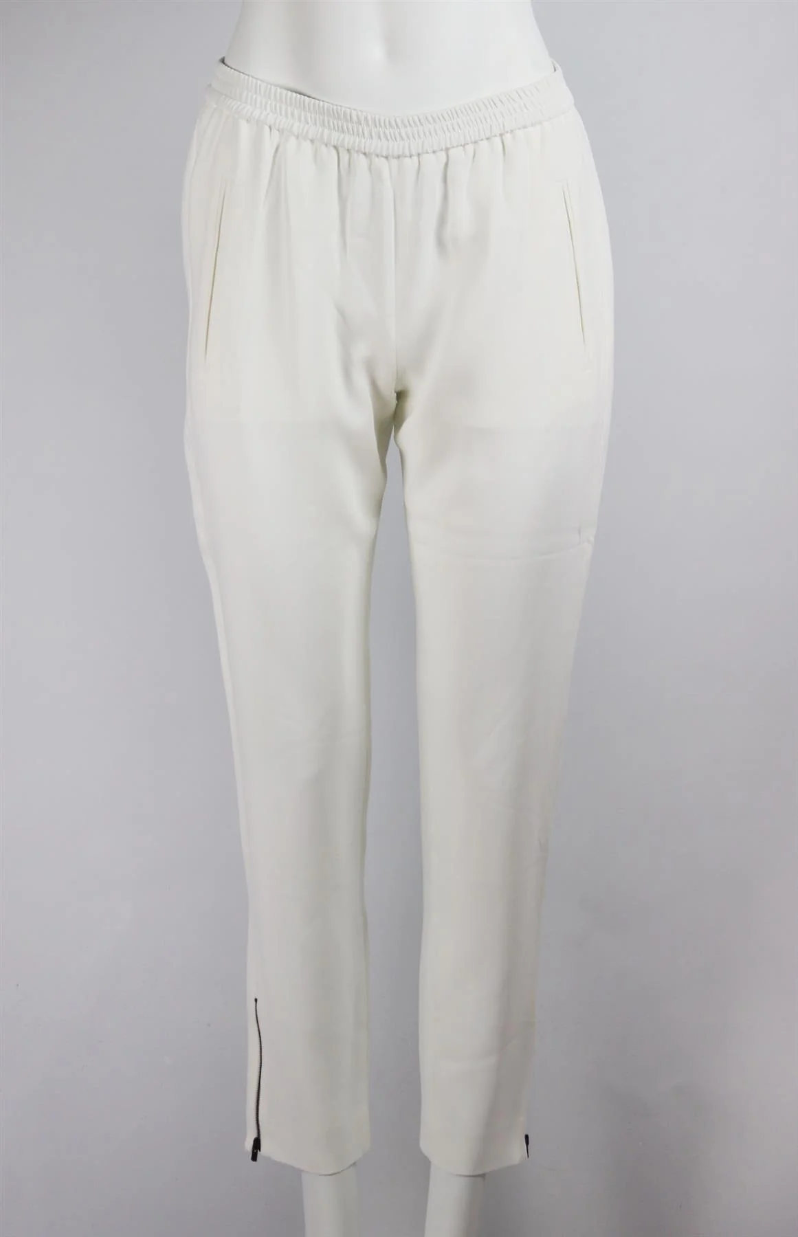 STELLA MCCARTNEY CREPE STRAIGHT LEG PANTS IT 38 UK 6 - Image 2