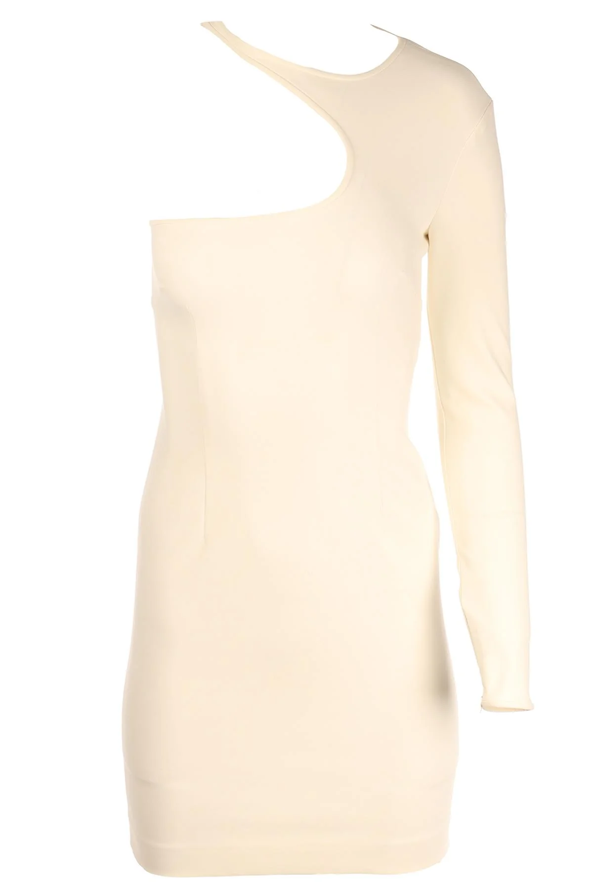 STELLA MCCARTNEY ECRU COTTON MINI DRESS IT 38 UK 6