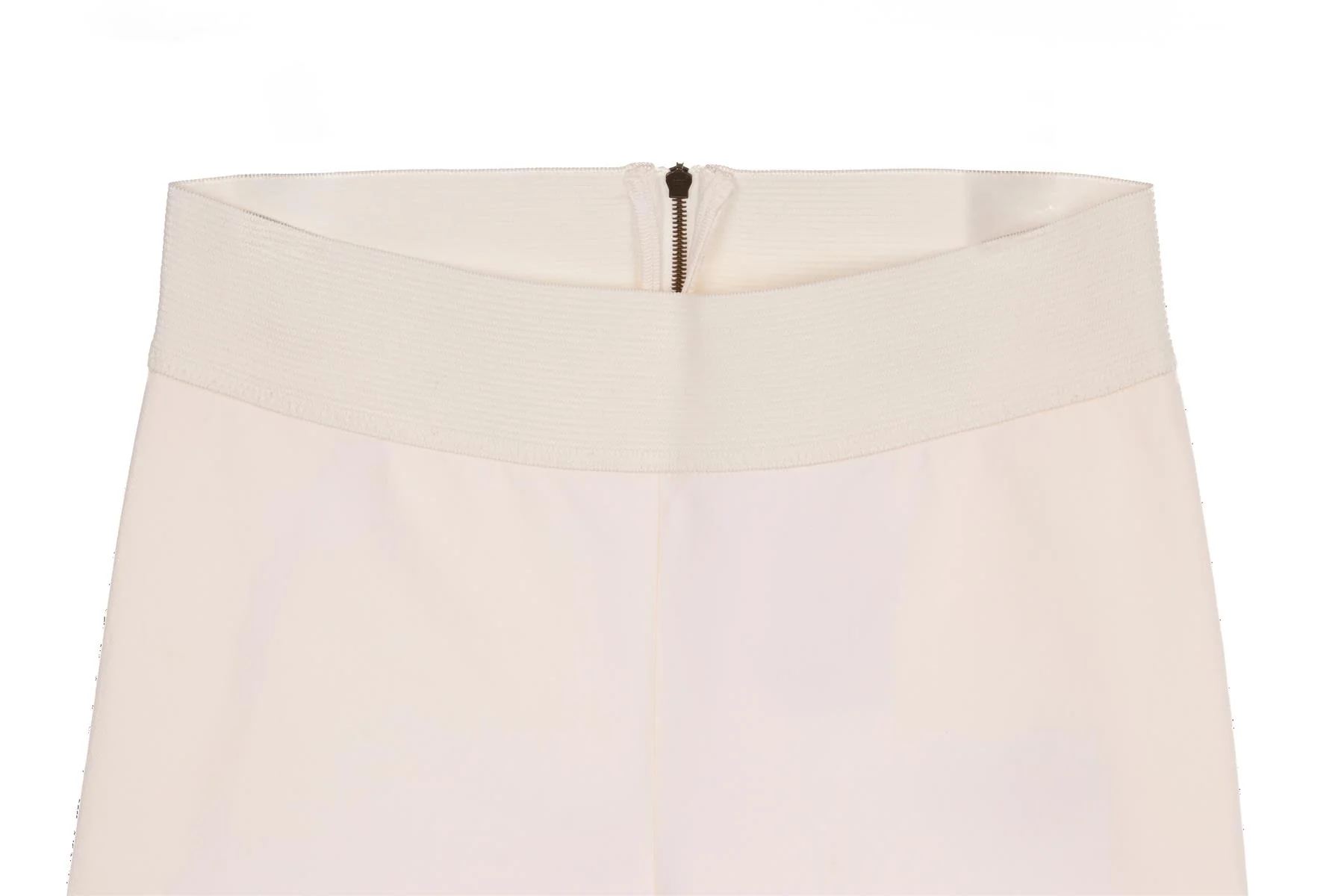 STELLA MCCARTNEY ECRU COTTON SKINNY PANTS IT 36 UK 4 - Image 3
