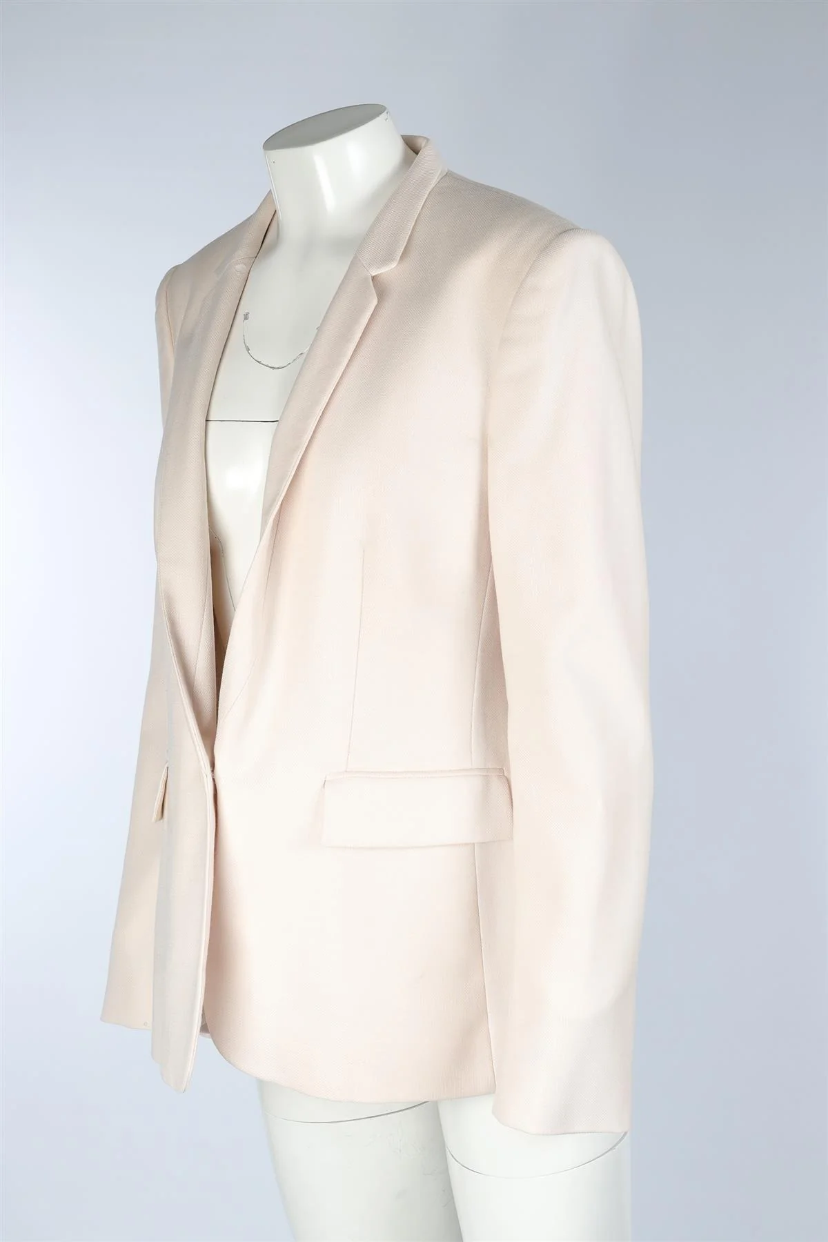STELLA MCCARTNEY ECRU WOOL BLAZER IT 48 UK 16 - Image 3