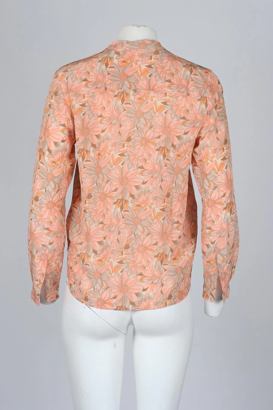 STELLA MCCARTNEY FLORAL PRINT SILK BLOUSE IT 40 UK 8 - Image 4