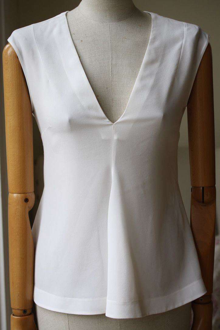 STELLA MCCARTNEY IVORY SLEEVELESS TOP IT 38 UK 6/8 - Image 8