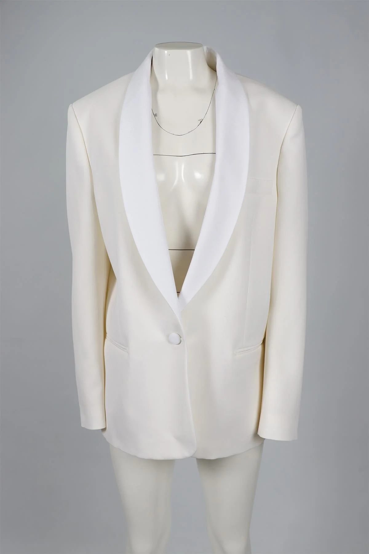 STELLA MCCARTNEY IVORY WOOL BLAZER IT 44 UK 12 - Image 2
