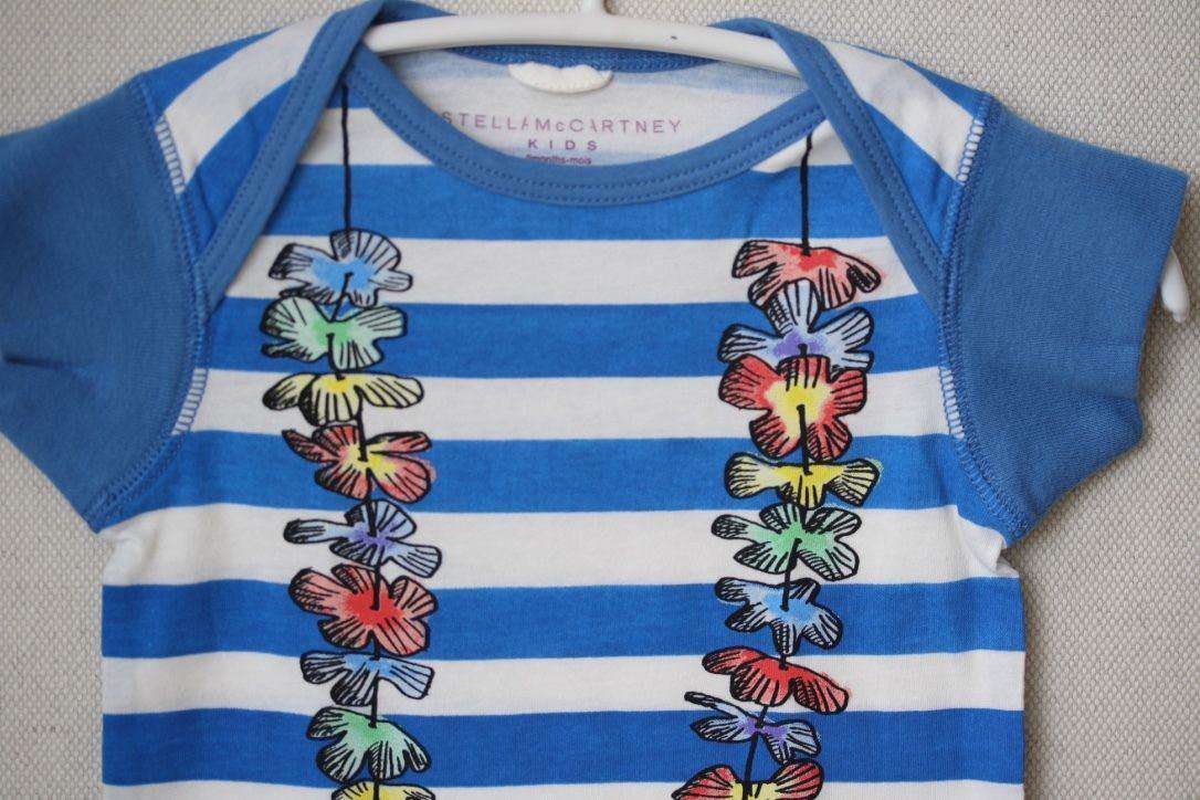 STELLA MCCARTNEY KIDS BABY CASSIDY STRIPED SHORTIE 18 MONTHS - Image 2