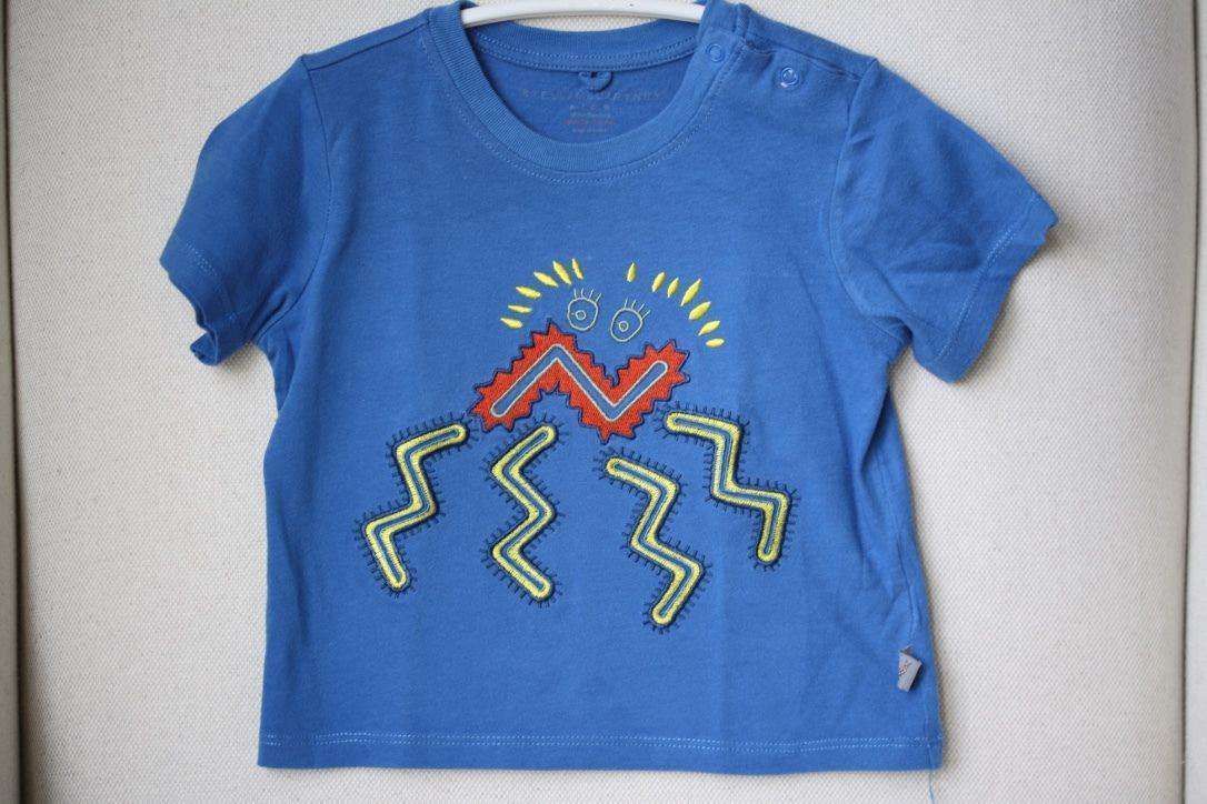 STELLA MCCARTNEY KIDS BABY CHUCKLE EMBROIDERED T-SHIRT 18 MONTHS - Image 3