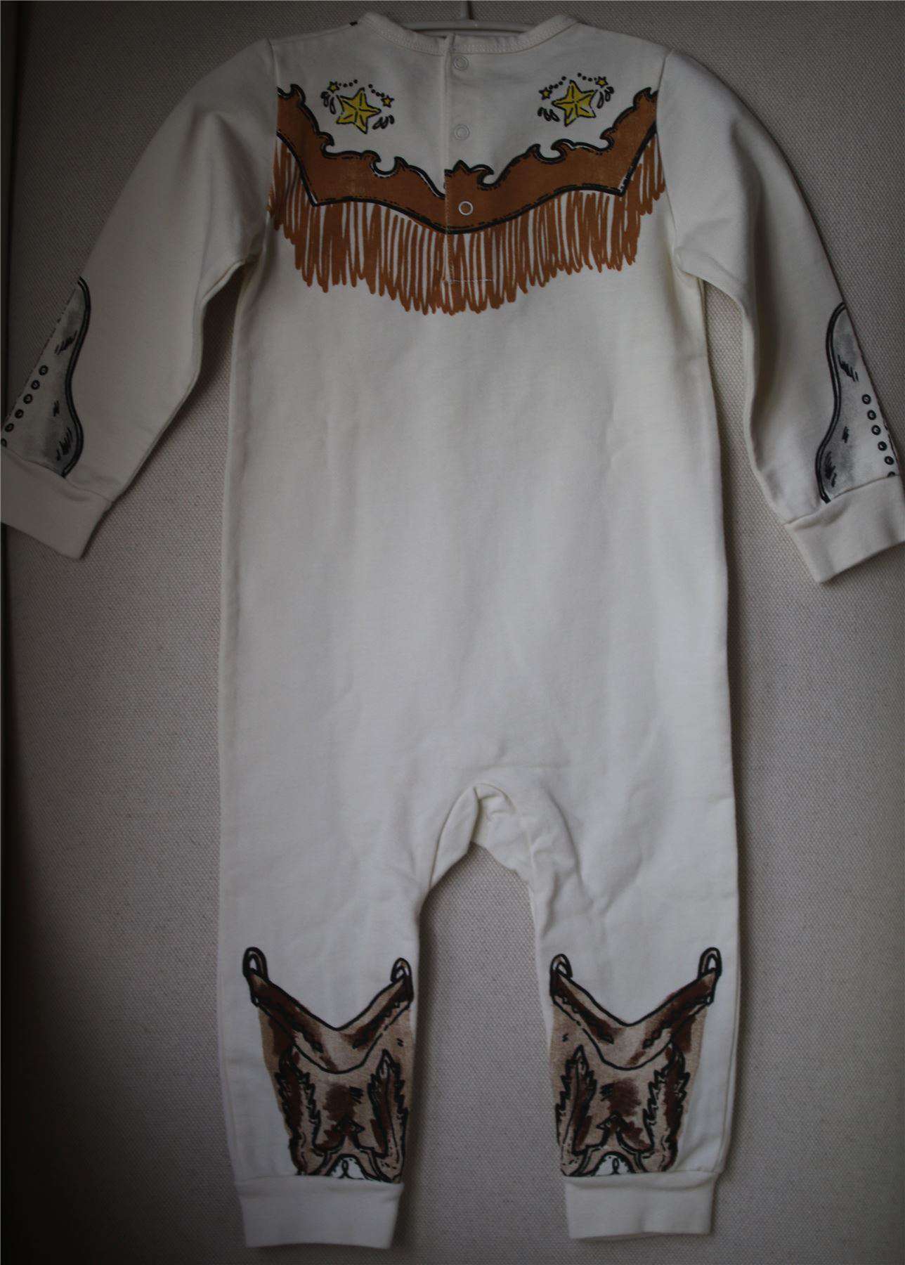 STELLA MCCARTNEY KIDS BABY COWBOY PRINT DEWBERRY BABYGROW 24 MONTHS - Image 2