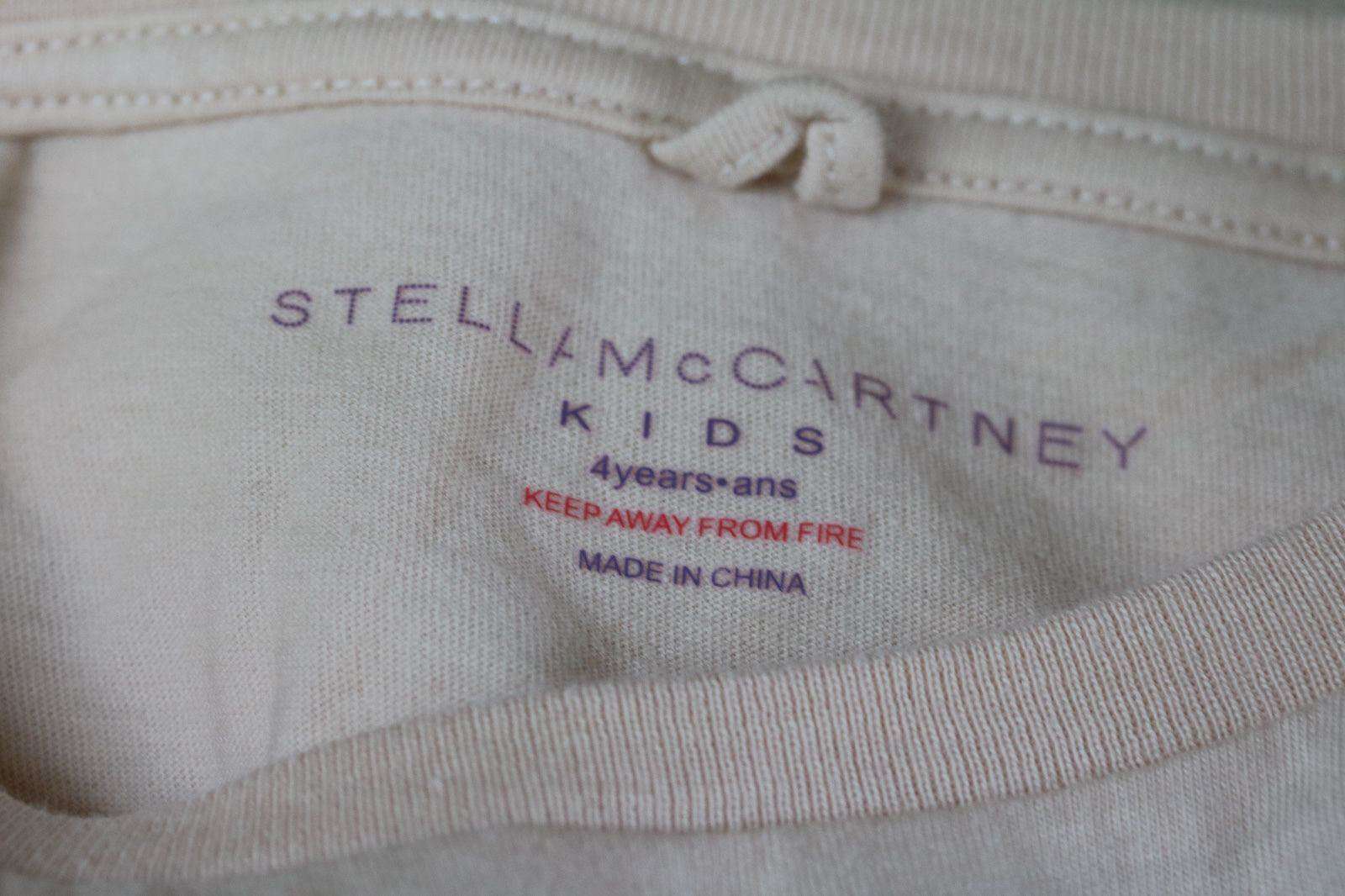 STELLA MCCARTNEY KIDS BABY GIRLS PEACH NECKLACE TOP 4 YEARS - Image 2