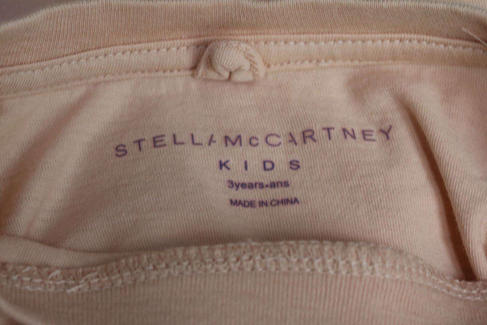 STELLA MCCARTNEY KIDS BABY GIRLS PEACH PINK HORSE PRINT ARLO TOP 3 YEARS - Image 4