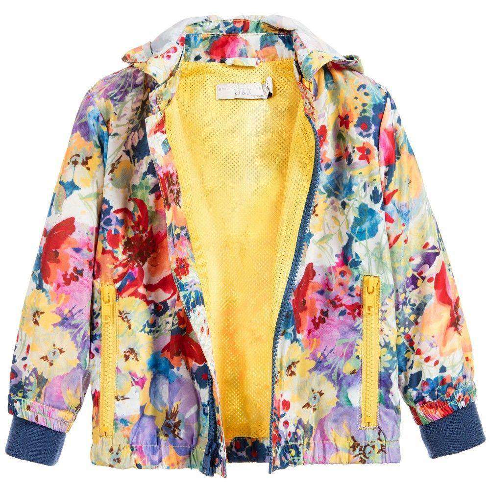 STELLA MCCARTNEY KIDS BABY GIRLS SCOUT FLORAL JACKET 3 YEARS - Image 2