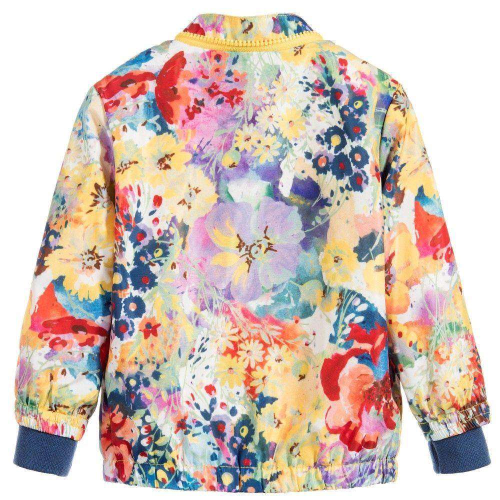 STELLA MCCARTNEY KIDS BABY GIRLS SCOUT FLORAL JACKET 3 YEARS - Image 7