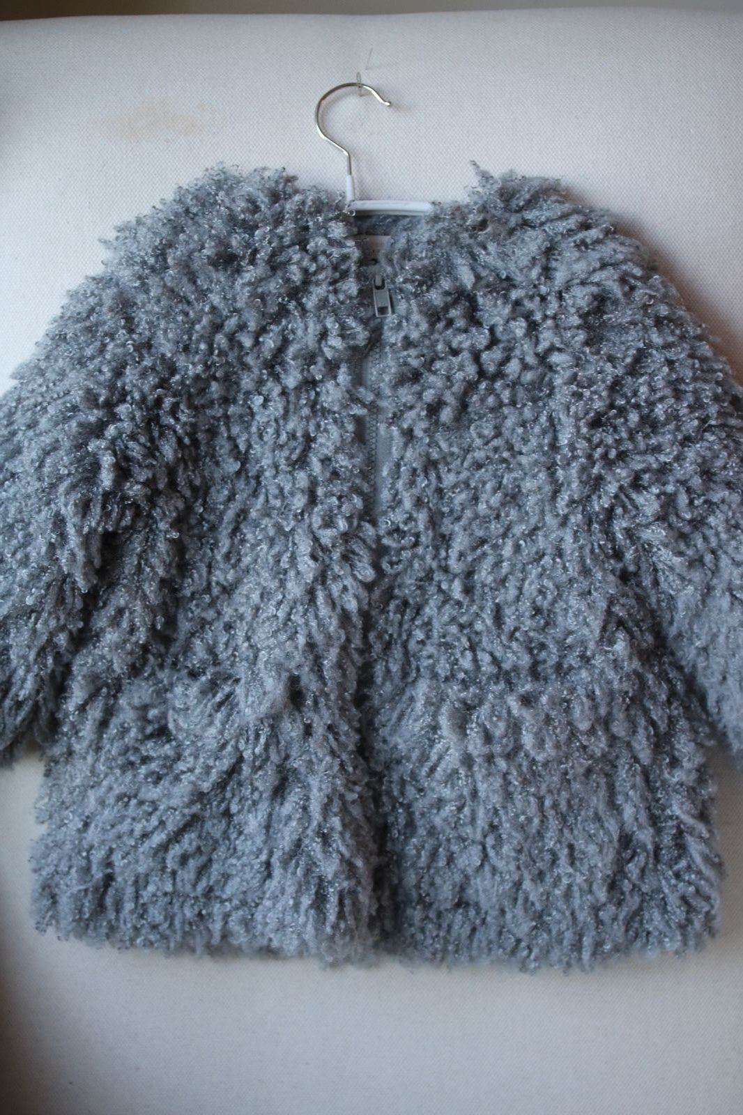 STELLA MCCARTNEY KIDS BABY GREY SPARKLES COAT 3 YEARS - Image 7