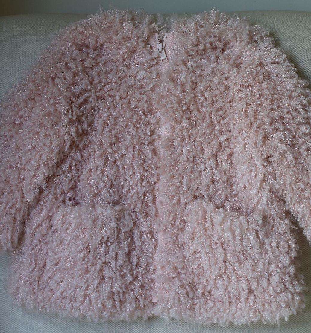 STELLA MCCARTNEY KIDS BABY PINK SPARKLES COAT 3 YEARS - Image 3