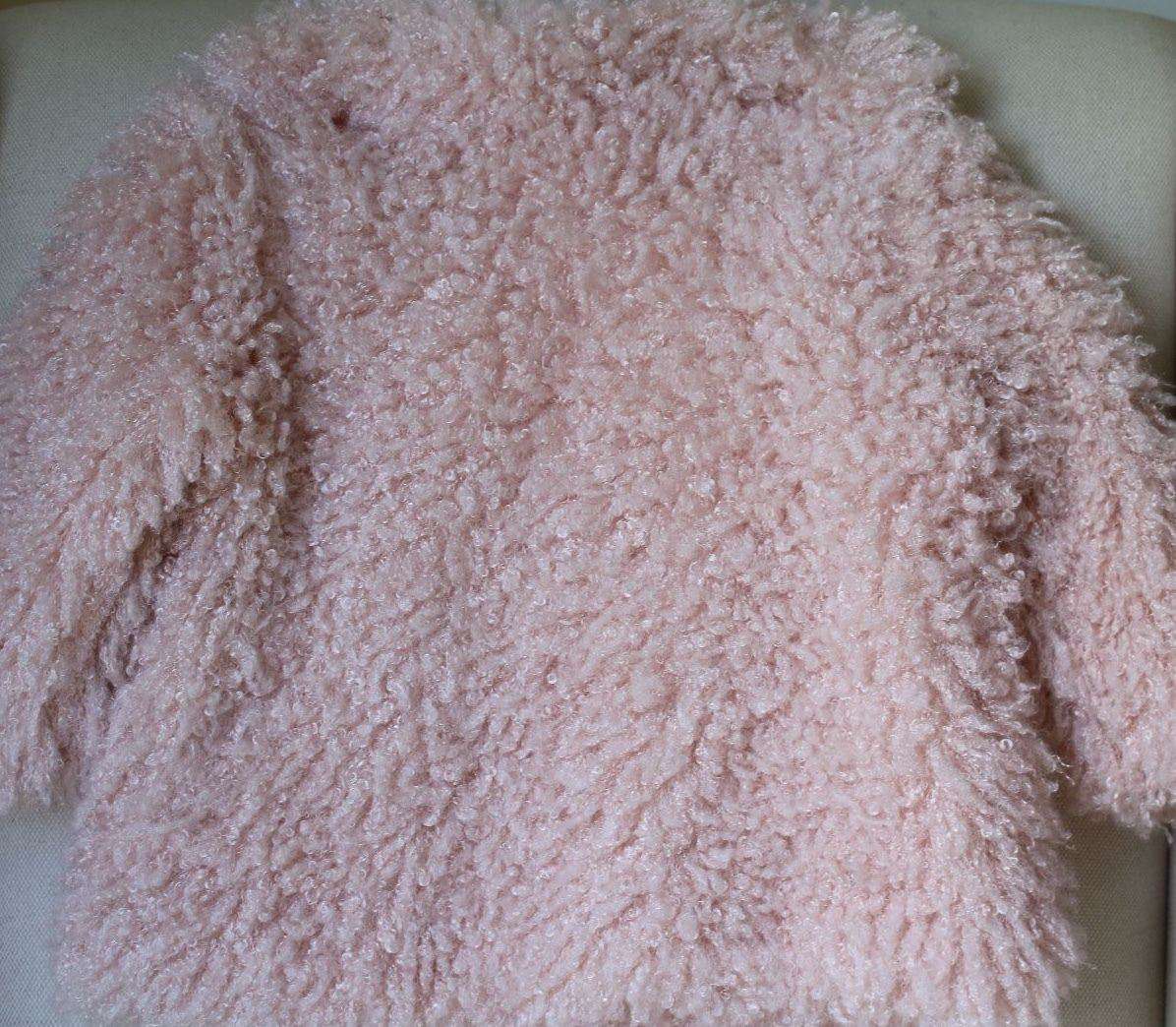 STELLA MCCARTNEY KIDS BABY PINK SPARKLES COAT 3 YEARS - Image 7