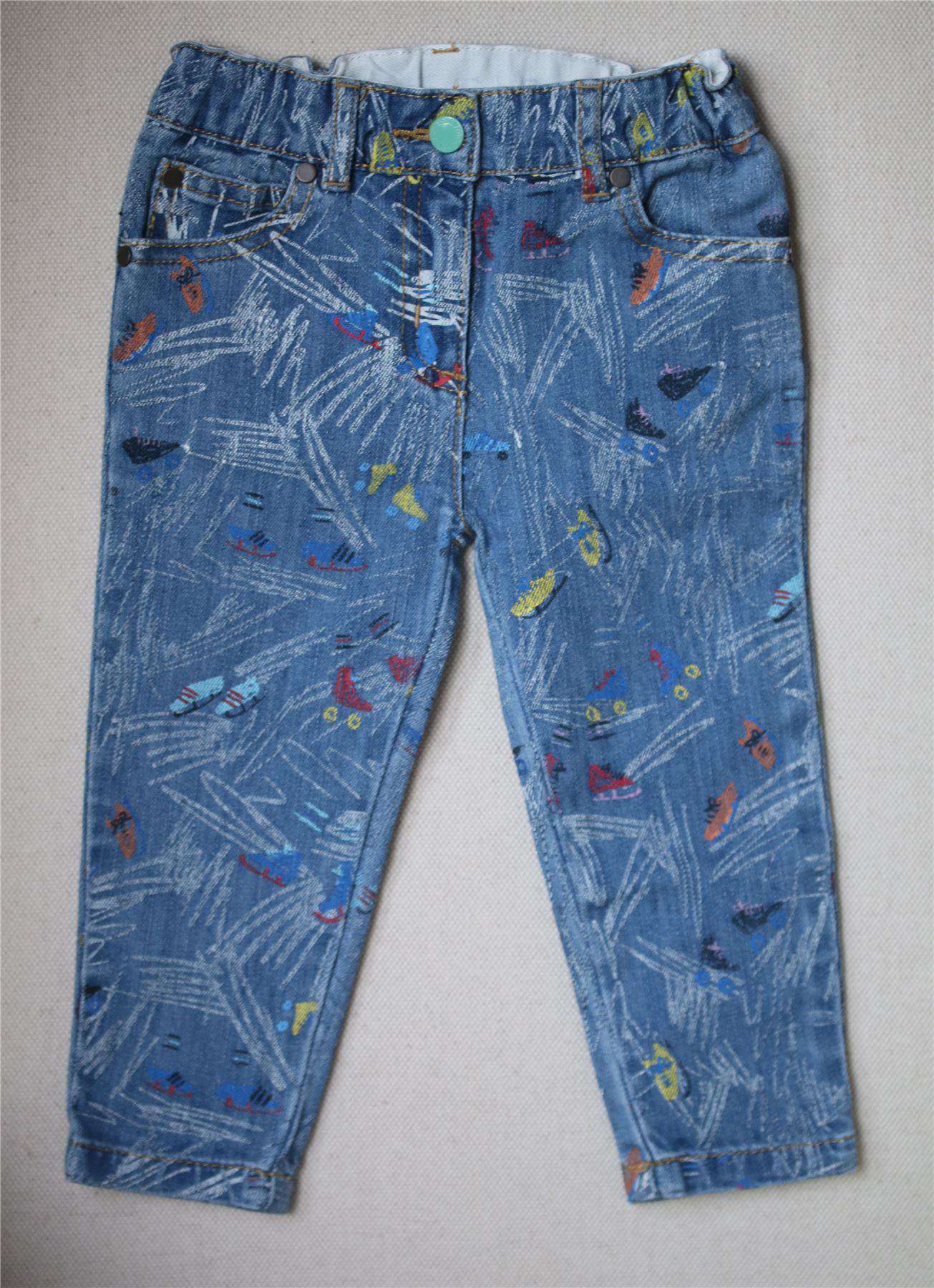 STELLA MCCARTNEY KIDS BABY SCRIBBLE BOB JEANS 24 MONTHS - Image 2