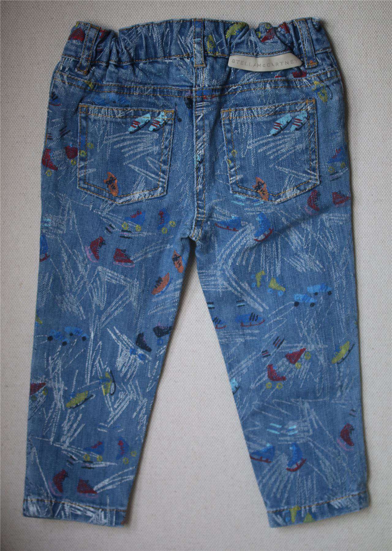STELLA MCCARTNEY KIDS BABY SCRIBBLE BOB JEANS 24 MONTHS - Image 3