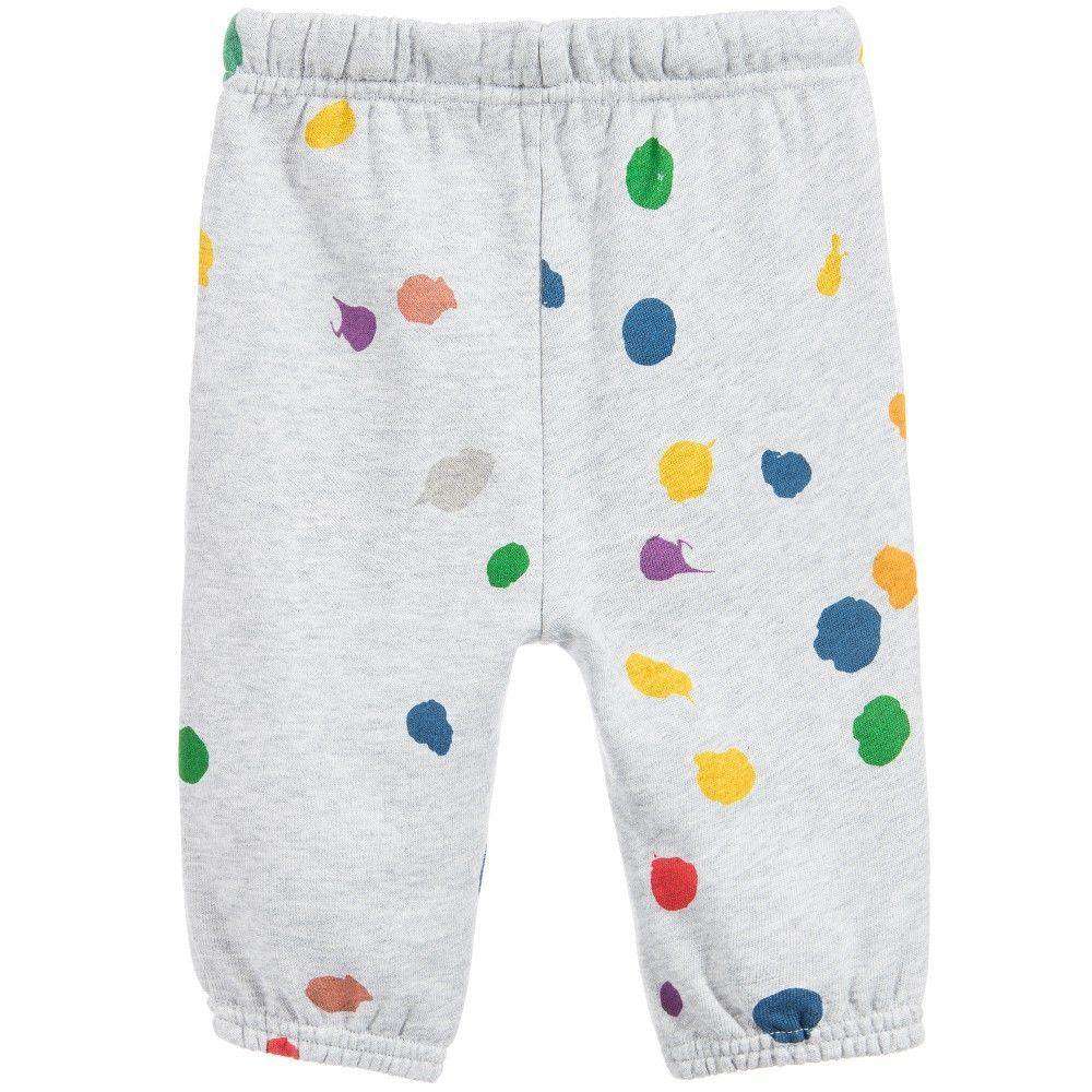 STELLA MCCARTNEY KIDS BABY ZACHARY POLKA DOT TRACKSUIT BOTTOMS 12 MONTHS - Image 2