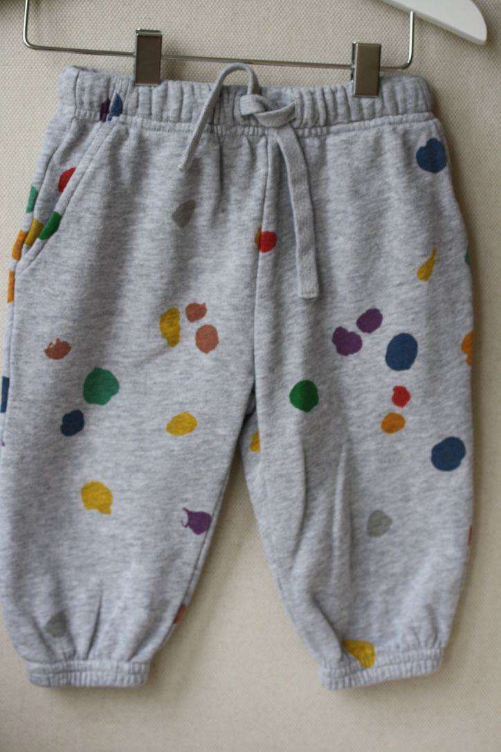 STELLA MCCARTNEY KIDS BABY ZACHARY POLKA DOT TRACKSUIT BOTTOMS 12 MONTHS - Image 3