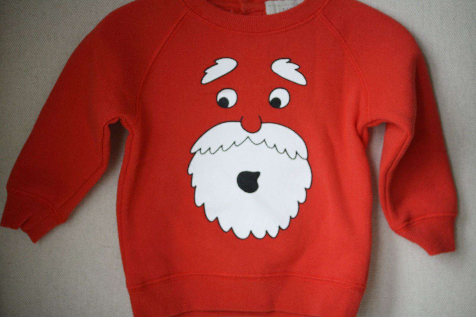 STELLA MCCARTNEY KIDS BILLY FATHER CHRISTMAS BABY SWEATSHIRT 9 MONTHS - Image 4