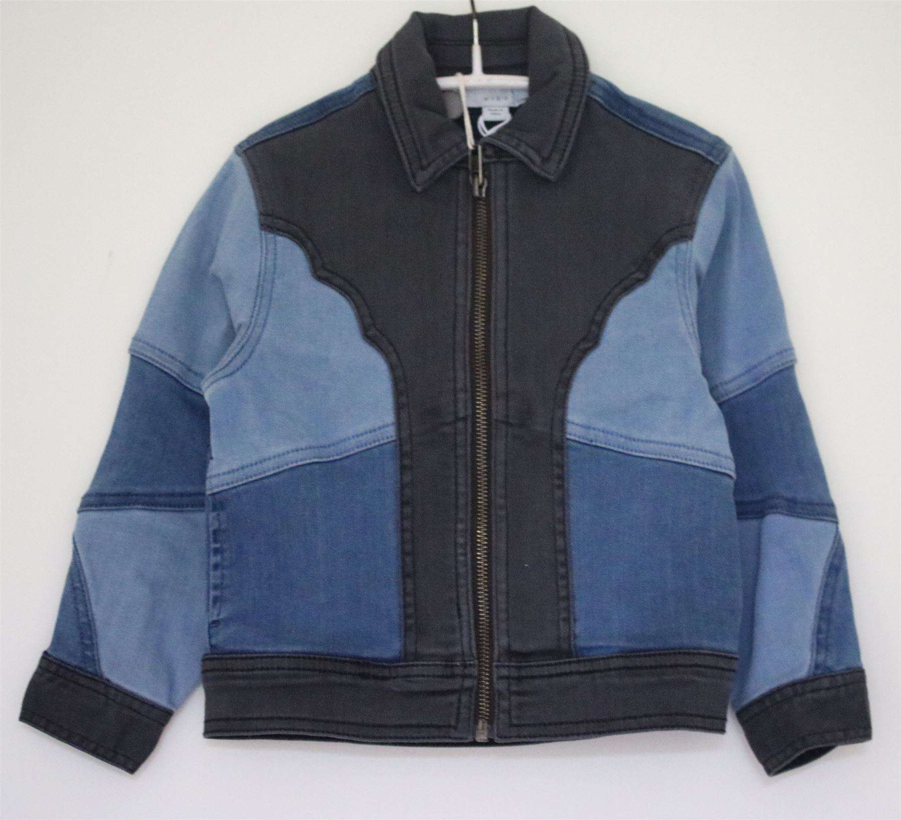 STELLA MCCARTNEY KIDS BLACK & BLUE DENIM JACKET 4 YEARS - Image 2