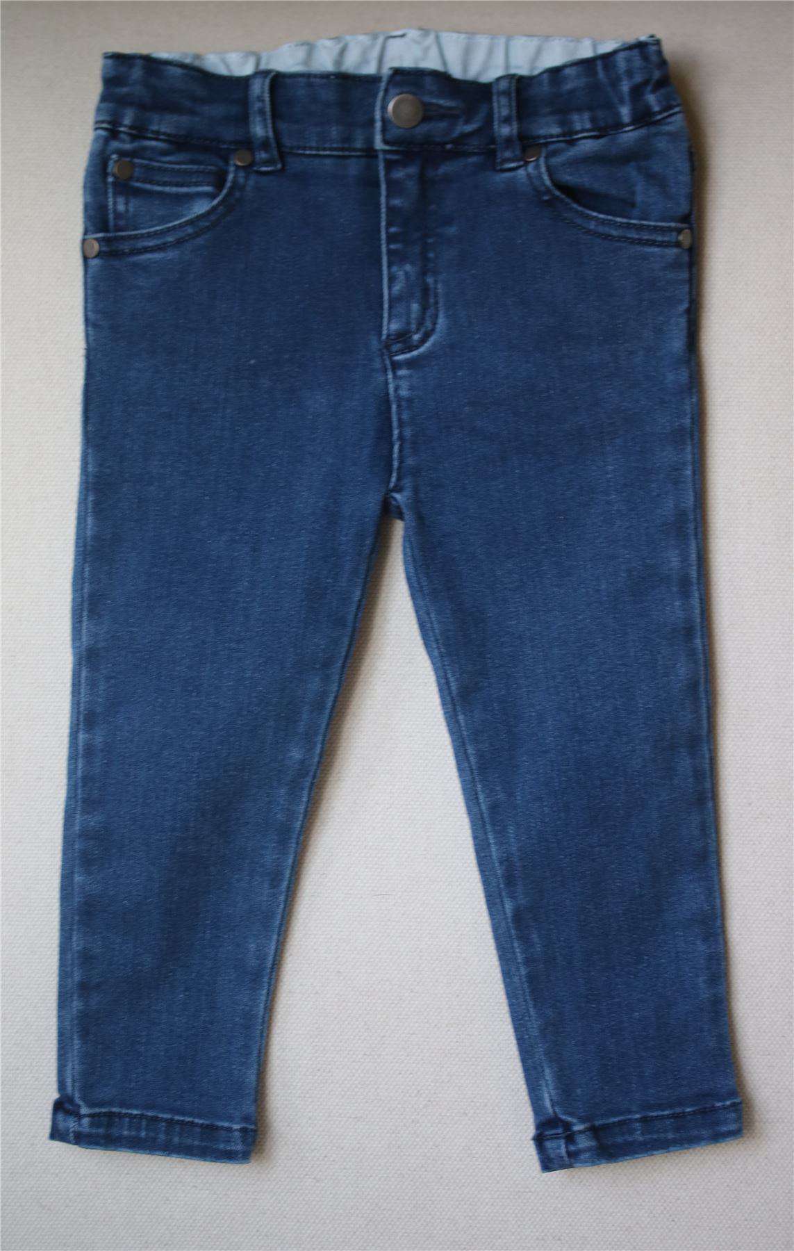STELLA MCCARTNEY KIDS BLUE DENIM PAINT PALETTE JEANS 24 MONTHS - Image 2