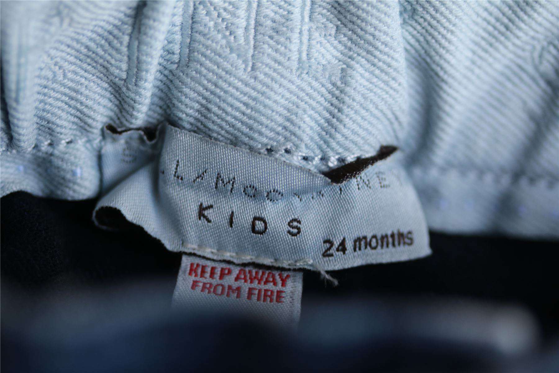 STELLA MCCARTNEY KIDS BLUE DENIM PAINT PALETTE JEANS 24 MONTHS - Image 3
