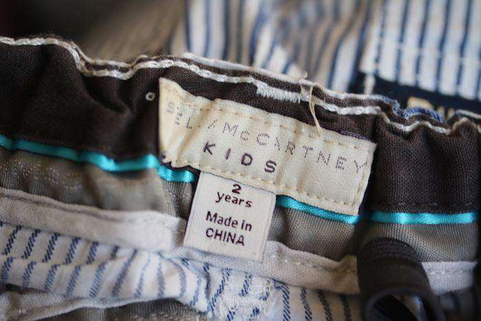 STELLA MCCARTNEY KIDS BOYS STRIPED SHORTS 2 YEARS - Image 3