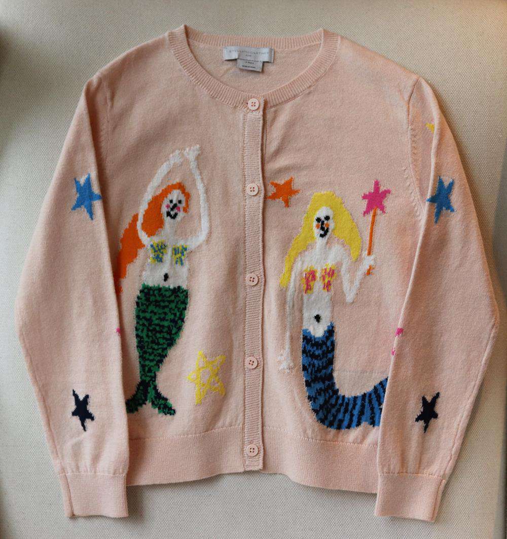 STELLA MCCARTNEY KIDS GIRLS COTTON CARDIGAN 6 YEARS - Image 2