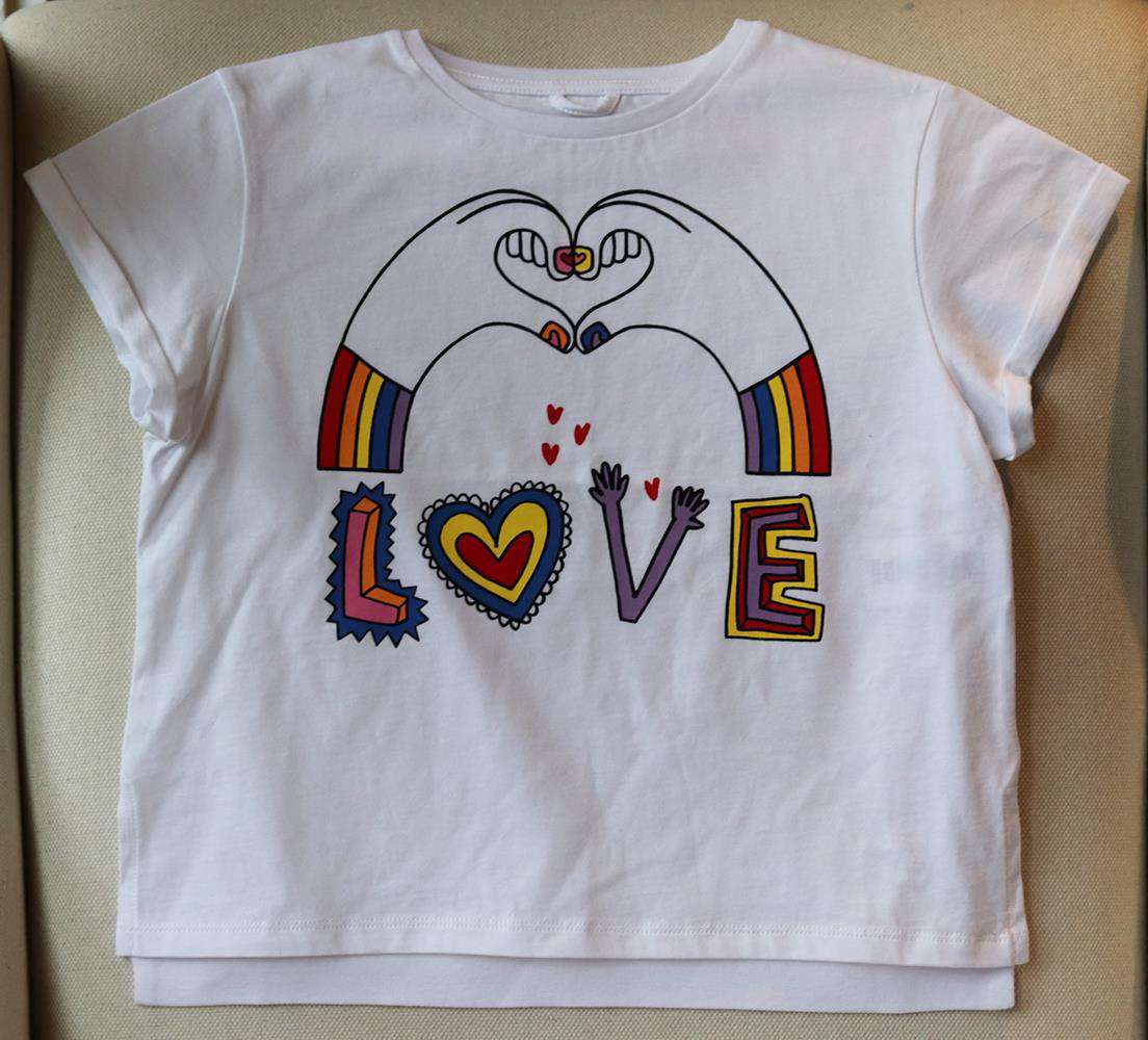STELLA MCCARTNEY KIDS GIRLS COTTON T-SHIRT 6 YEARS - Image 2