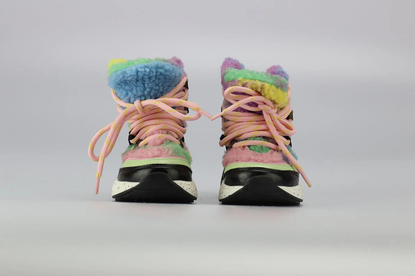 STELLA MCCARTNEY KIDS GIRLS FAUX SHEARLING BOOTS EU 25 UK 8 - Image 3