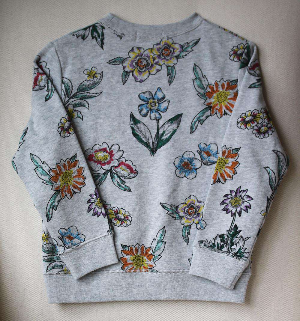 STELLA MCCARTNEY KIDS GIRLS FLORAL PRINT COTTON TRACKSUIT 5 YEARS - Image 3