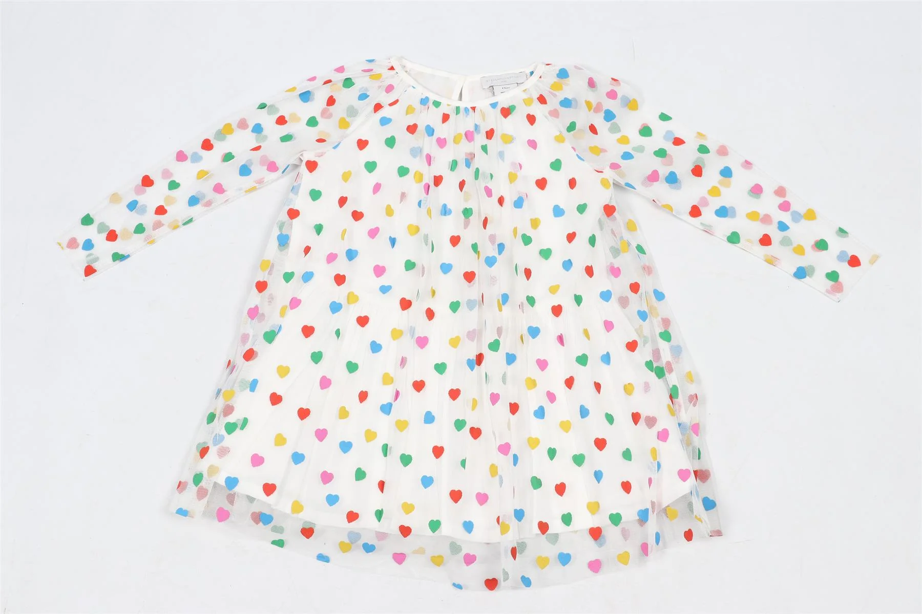 STELLA MCCARTNEY KIDS GIRLS HEART DRESS 4 YEARS - Image 2