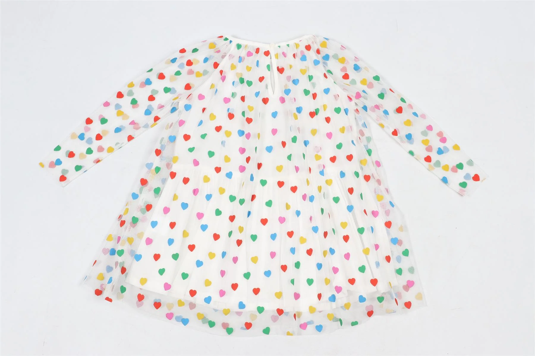STELLA MCCARTNEY KIDS GIRLS HEART DRESS 4 YEARS - Image 4