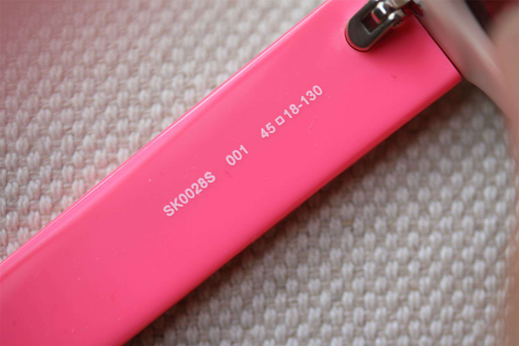 STELLA MCCARTNEY KIDS GIRLS PINK CHAIN SUNGLASSES - Image 5