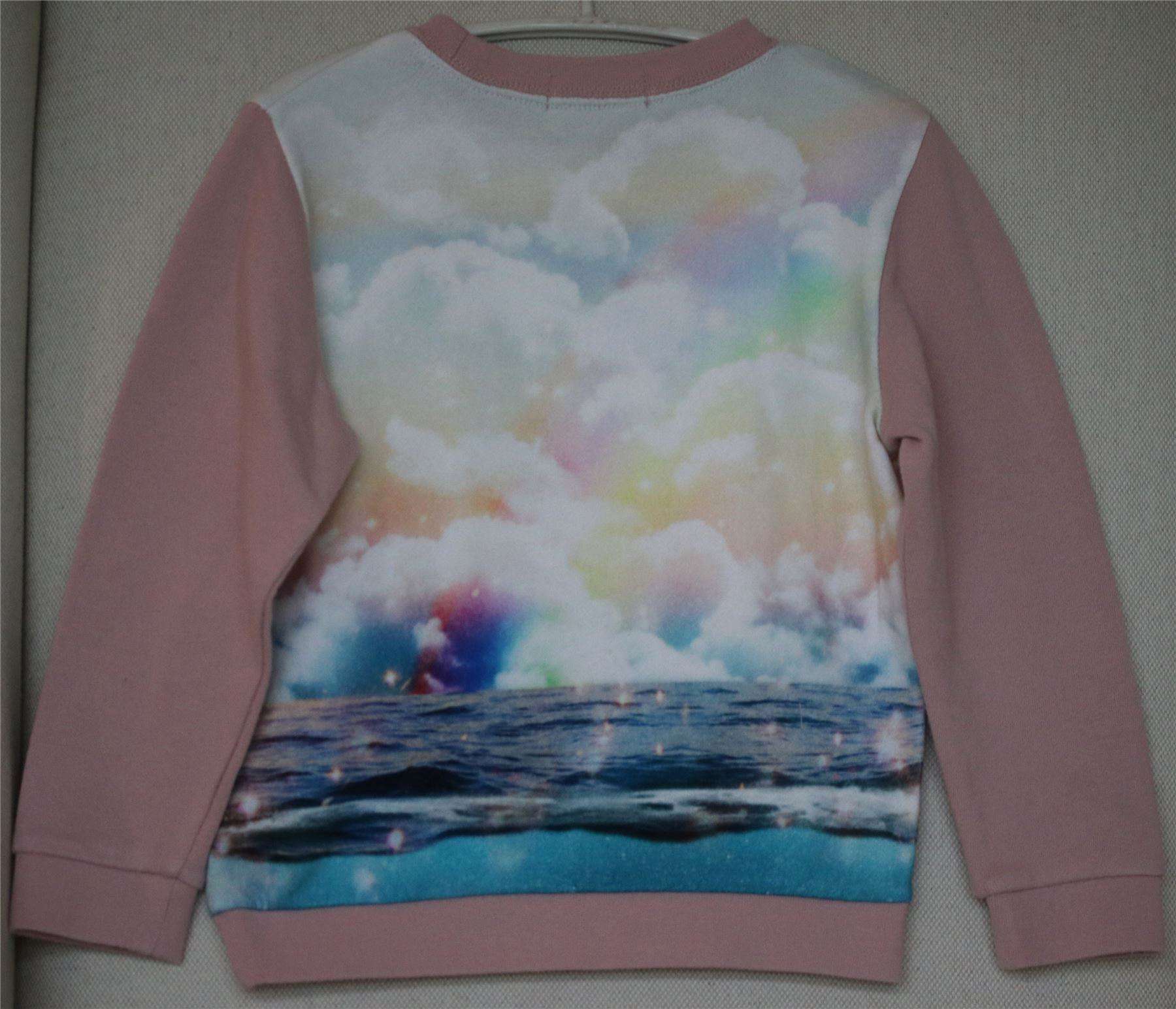 STELLA MCCARTNEY KIDS GIRLS PINK DOLPHIN SWEATER 4 YEARS - Image 2