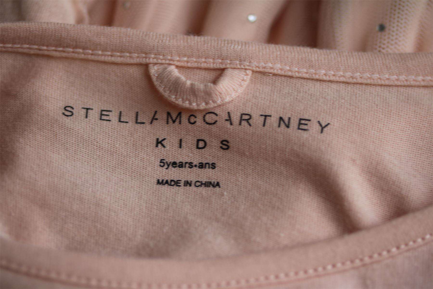 STELLA MCCARTNEY KIDS GIRLS PINK ICE SKATES DRESS 5 YEARS - Image 4