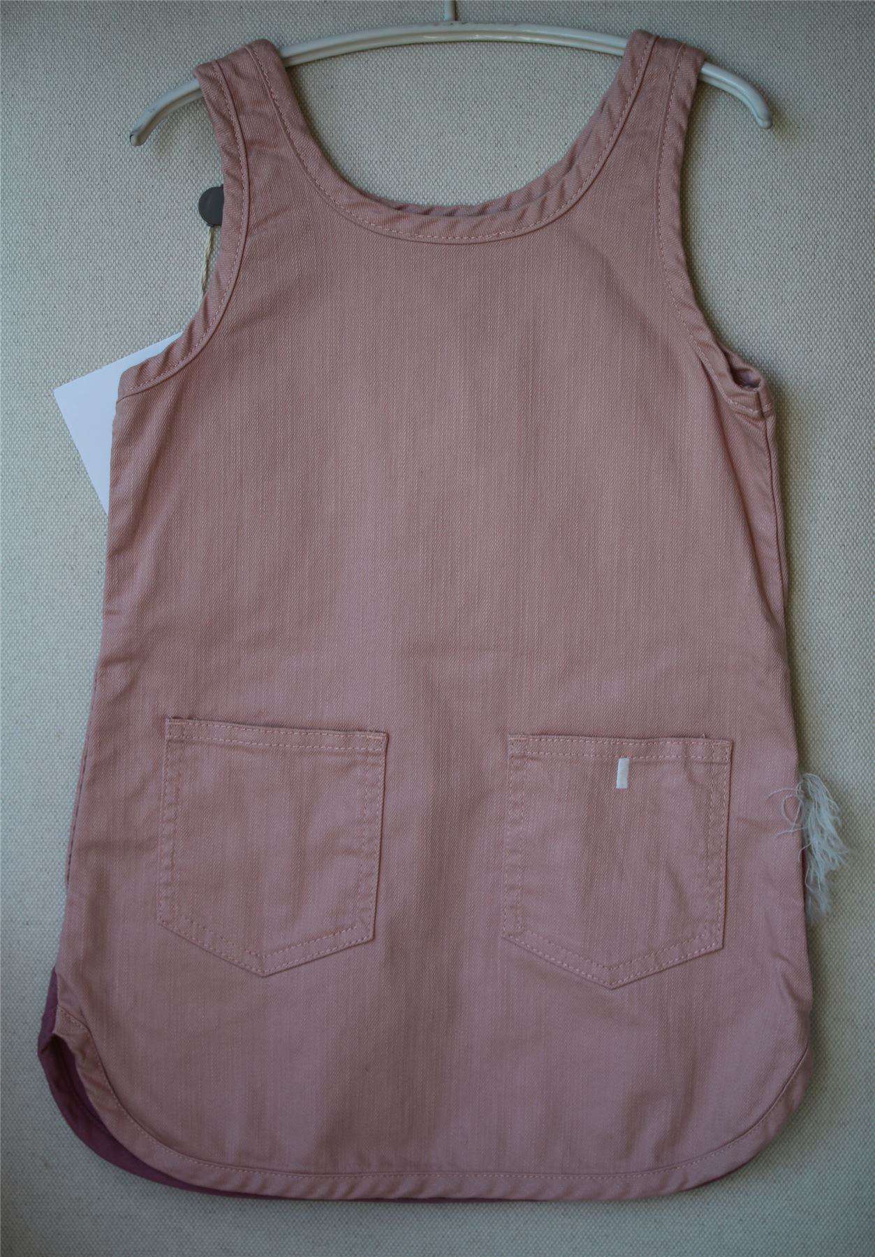 STELLA MCCARTNEY KIDS GIRLS PINK UNICORN DENIM DRESS 5 YEARS - Image 3