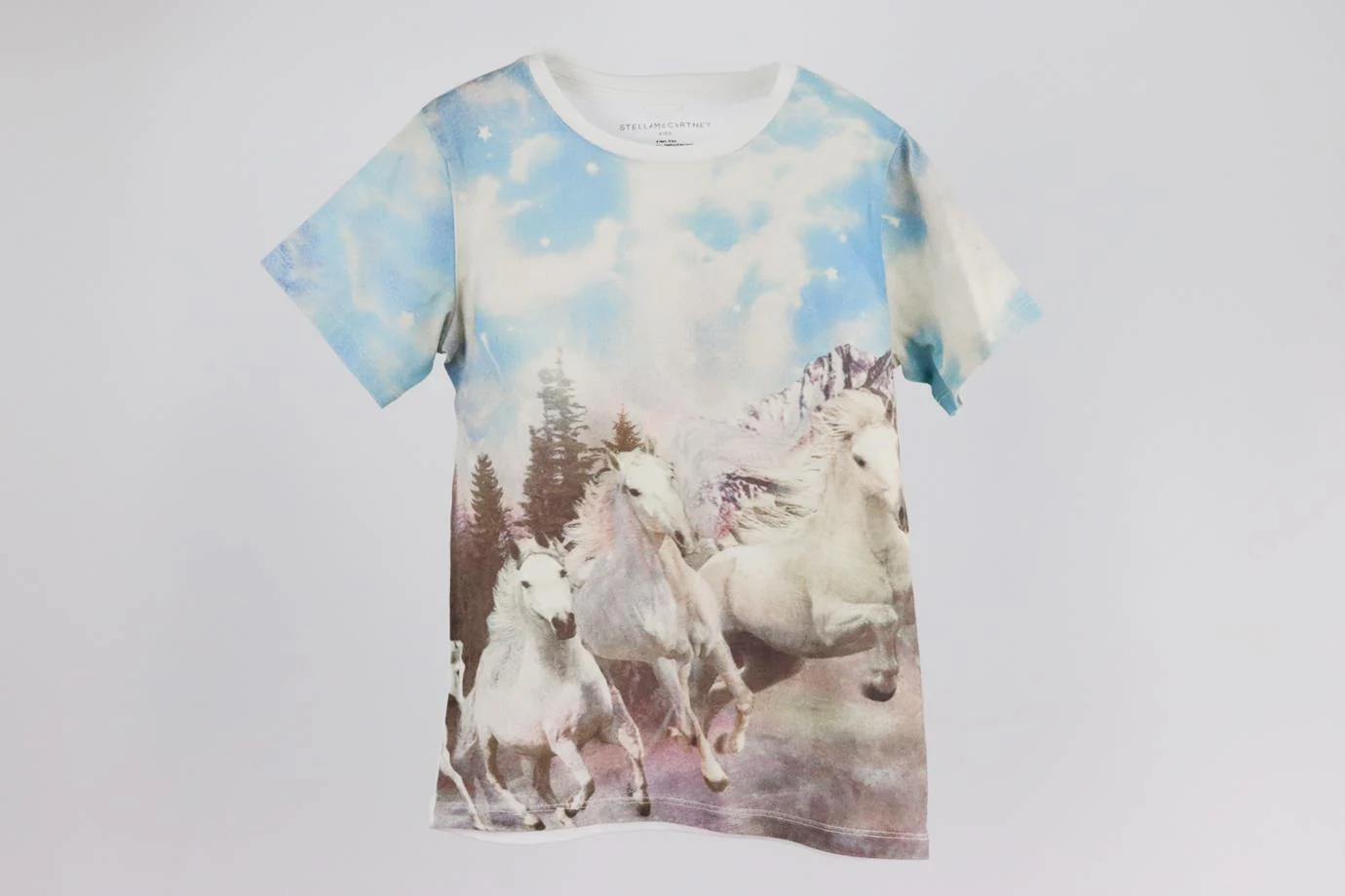 STELLA MCCARTNEY KIDS GIRLS PRINTED COTTON T-SHIRT 8 YEARS - Image 2