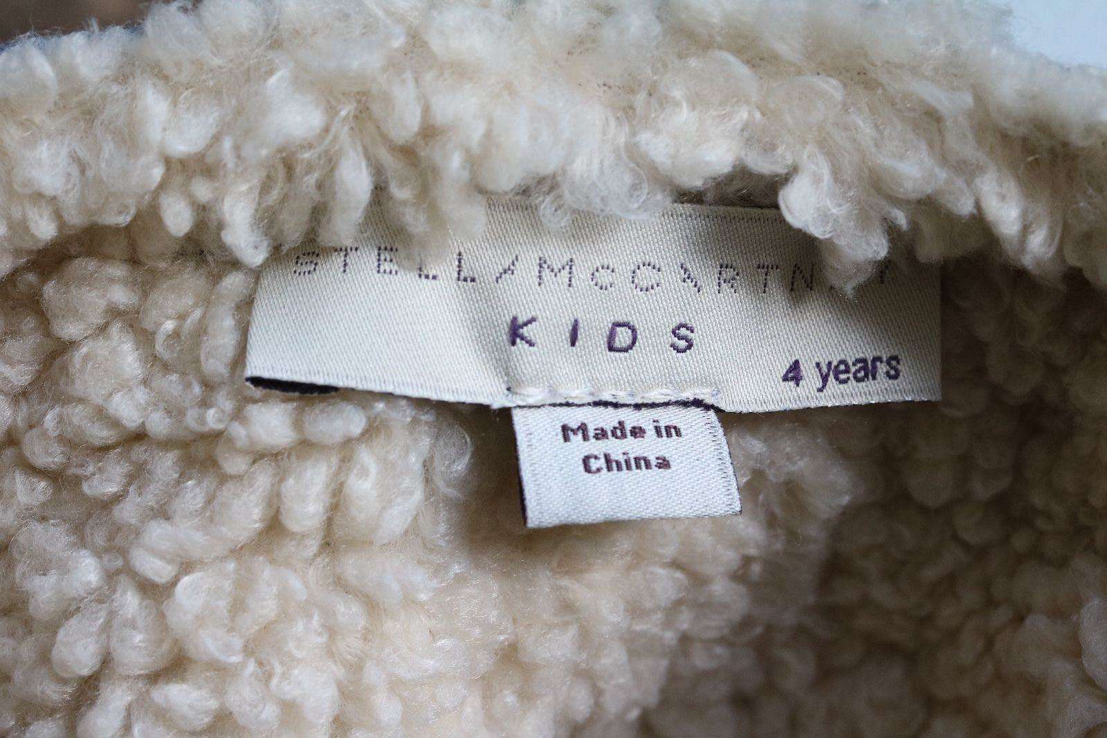 STELLA MCCARTNEY KIDS GIRLS ROYCE COTTON DENIM ROYCE WAISTCOAT 4 YEARS - Image 8