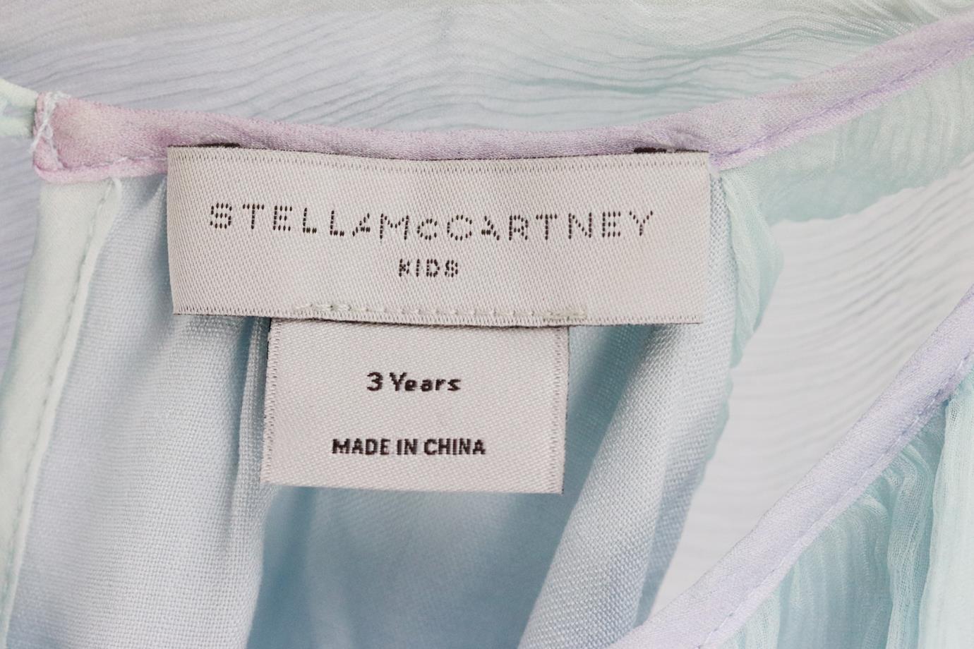 STELLA MCCARTNEY KIDS GIRLS SILK DRESS 3 YEARS - Image 4