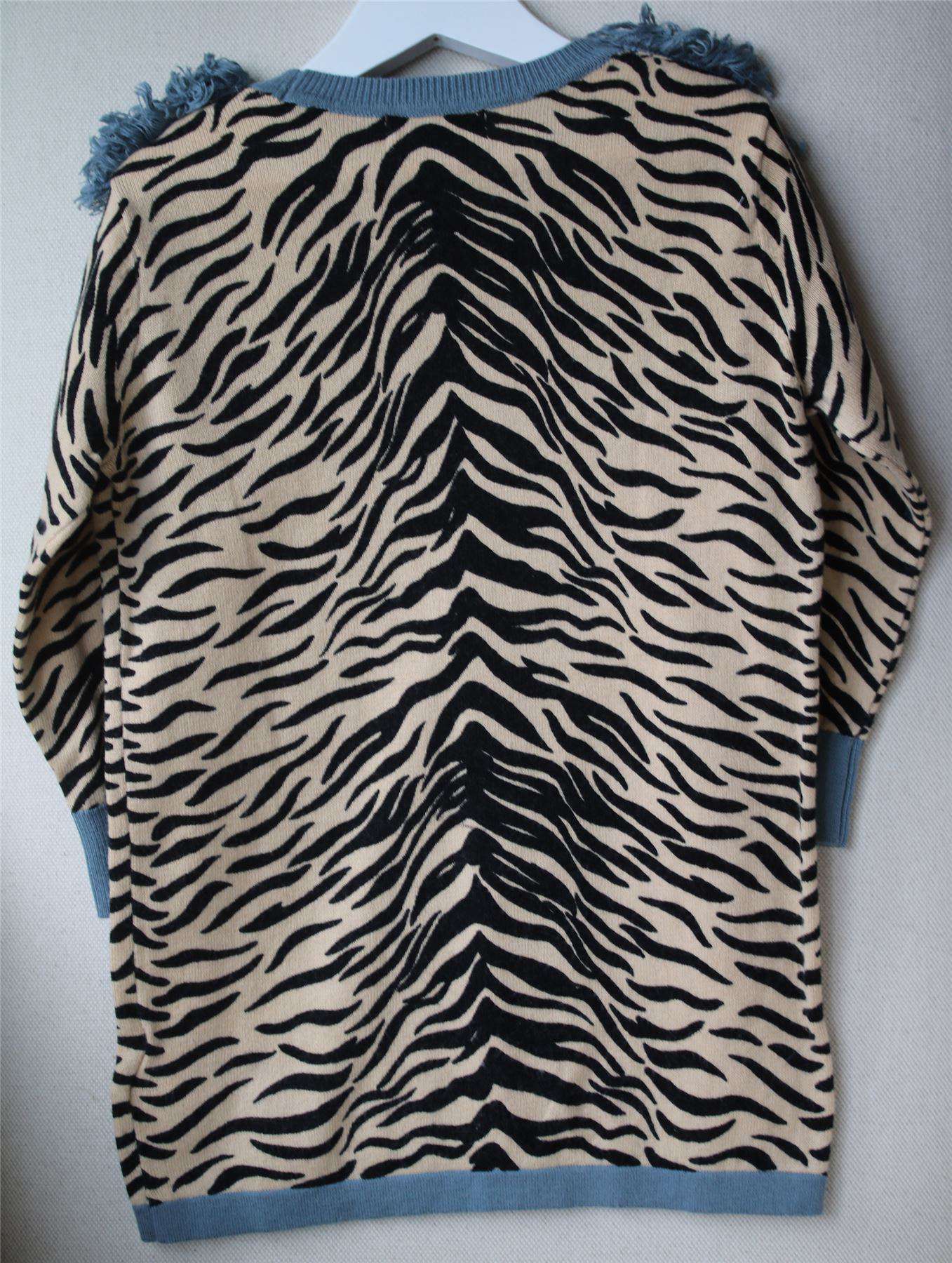 STELLA MCCARTNEY KIDS GIRLS TIGER SWEATER DRESS 4 YEARS - Image 2