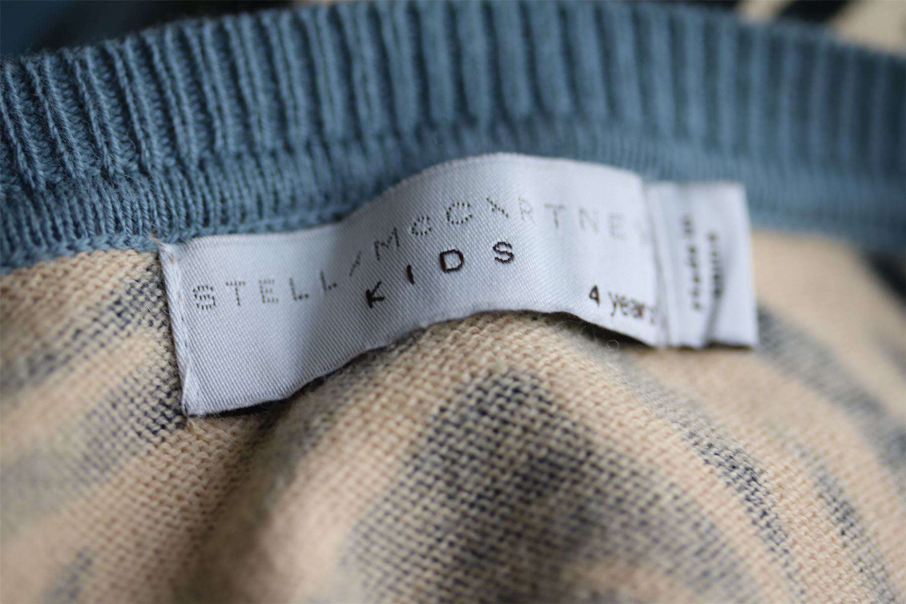 STELLA MCCARTNEY KIDS GIRLS TIGER SWEATER DRESS 4 YEARS - Image 3