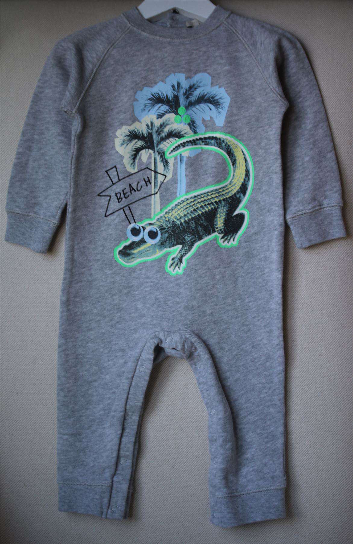 STELLA MCCARTNEY KIDS GREY JERSEY JIMBO BABYGROW 24 MONTHS - Image 2