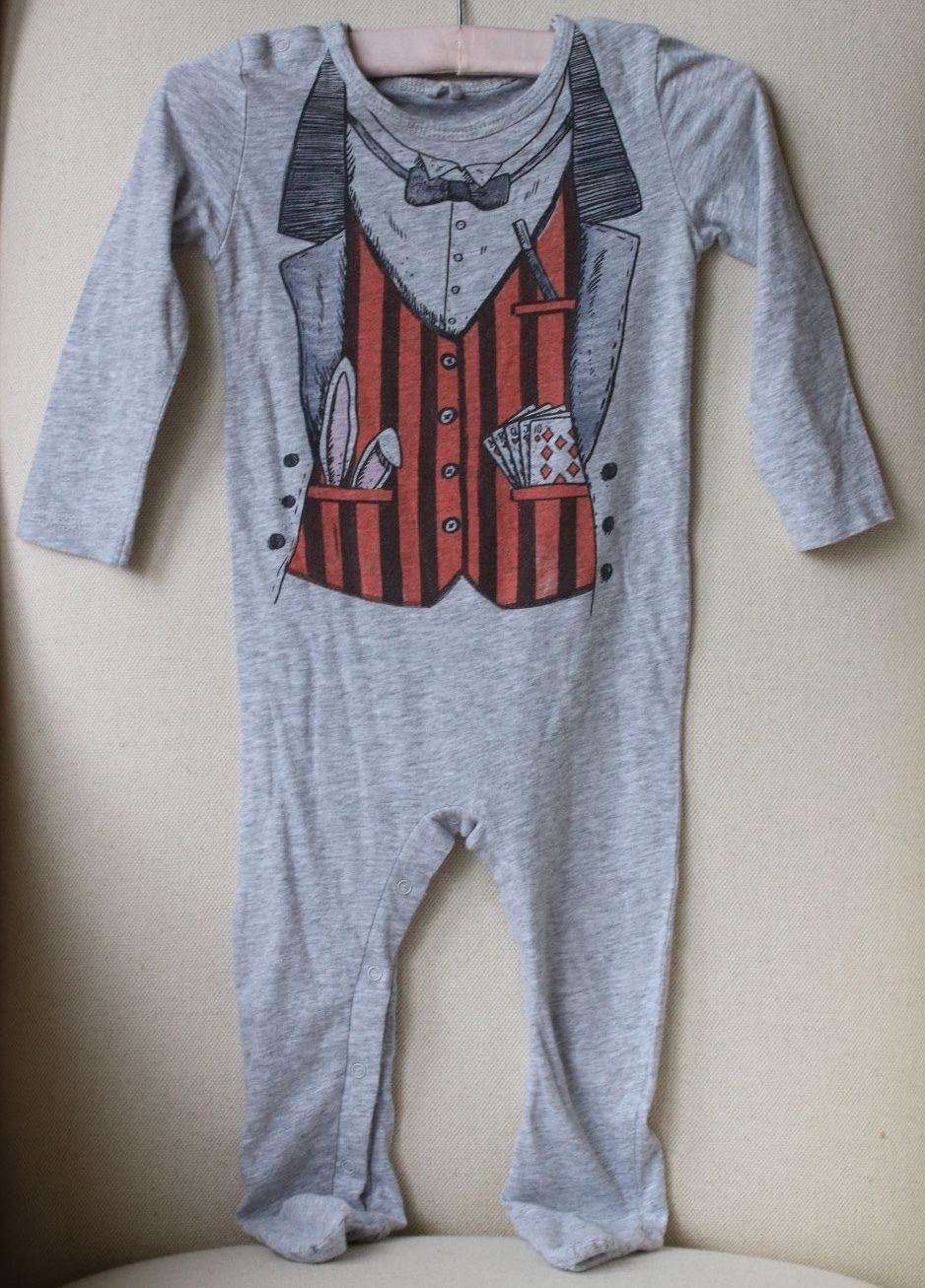 STELLA MCCARTNEY KIDS GREY JERSEY TWIDDLE BABYGROW 24 MONTHS - Image 3
