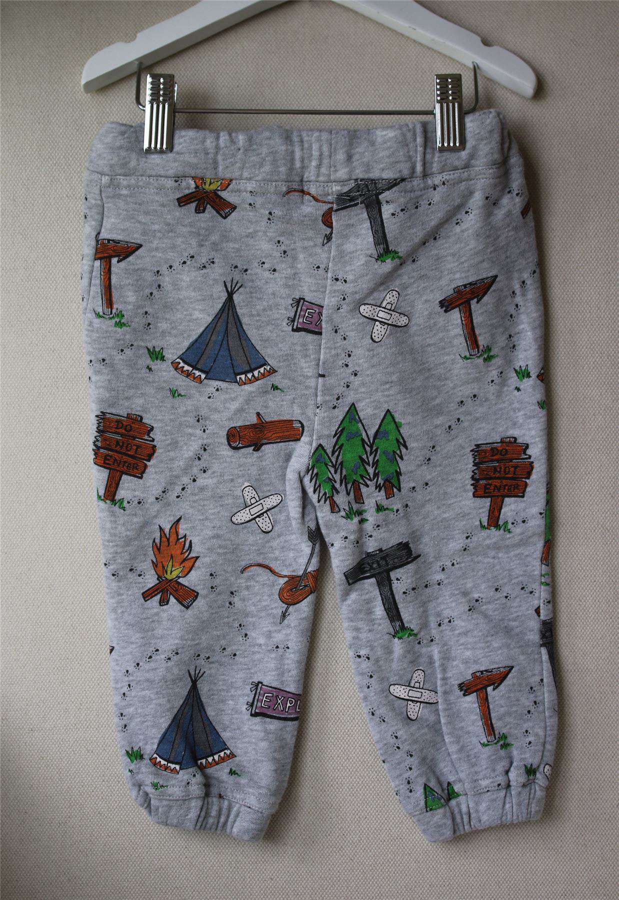 STELLA MCCARTNEY KIDS GREY LOOPIE CAMPING TROUSERS 24 MONTHS - Image 2