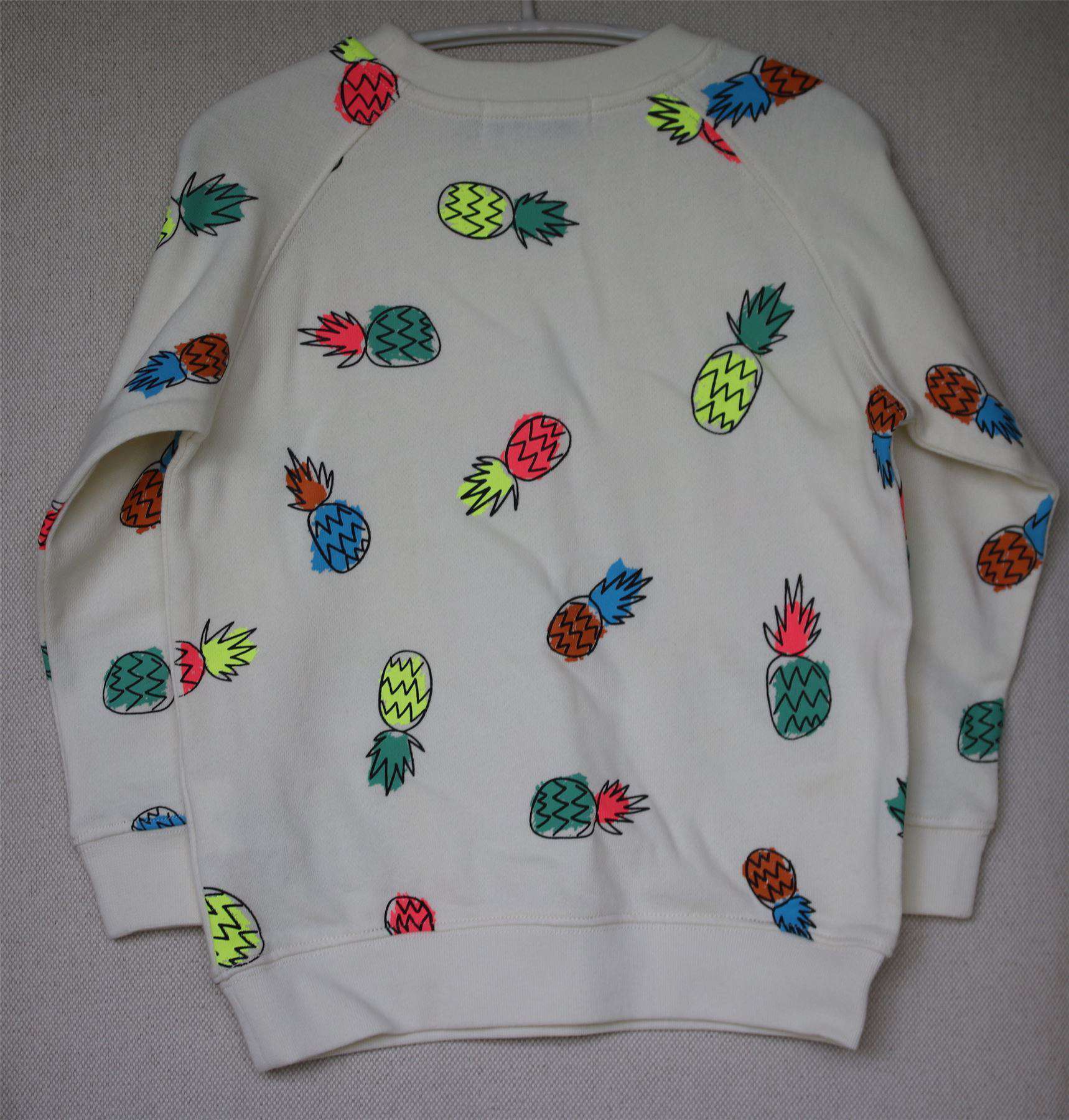 STELLA MCCARTNEY KIDS IVORY PINEAPPLE PRINT SWEATER 4 YEARS - Image 2