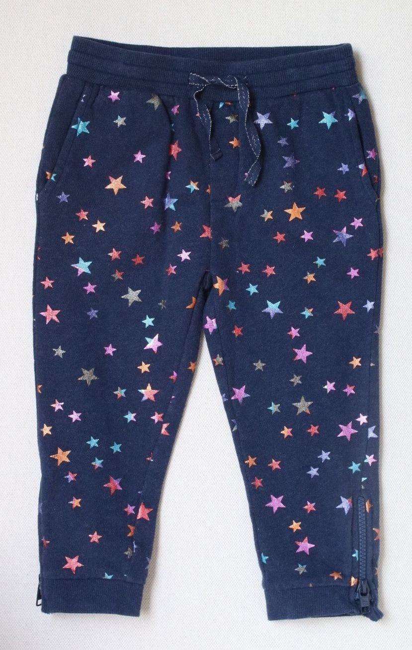 STELLA MCCARTNEY KIDS NAVY BLUE STAR PRINT TRACKSUIT BOTTOMS 4 YEARS - Image 4
