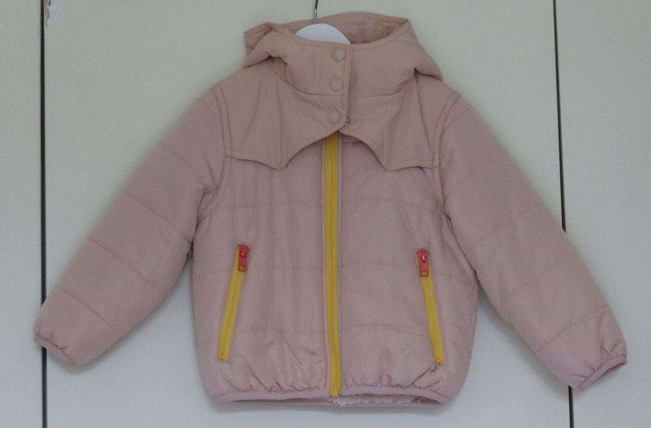 STELLA MCCARTNEY KIDS PEONY HUBERT PINK PUFFER JACKET 4 YEARS - Image 3
