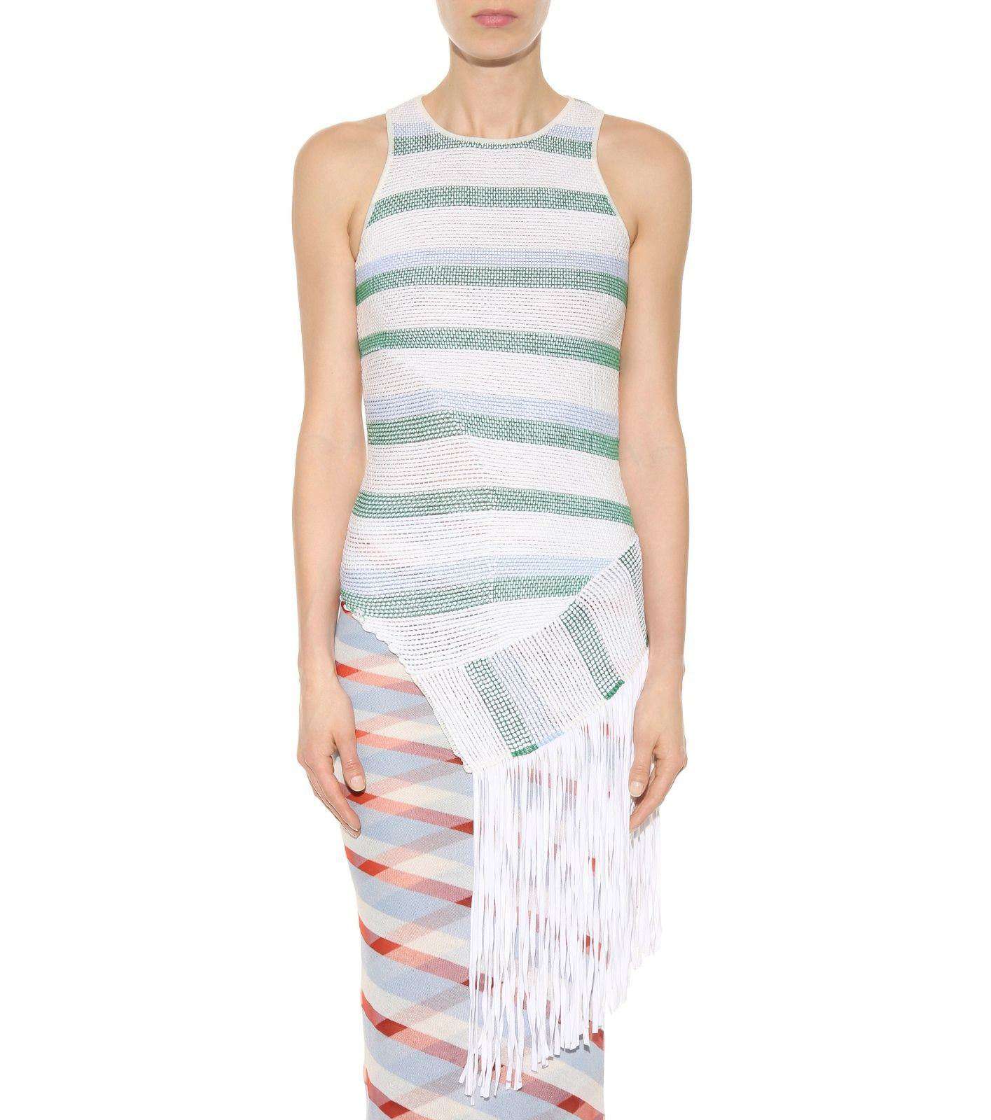 STELLA MCCARTNEY KNITTED STRIPED DAY TOP IT 40 UK 8 - Image 3