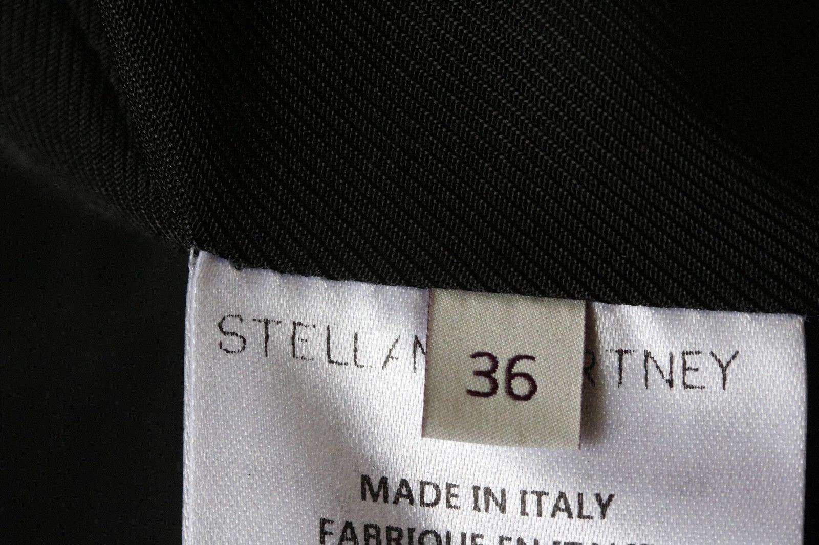 STELLA MCCARTNEY LORINDA SWAN-EMBROIDERED WOOL-BLEND BOMBER JACKET IT 36 UK 6 - Image 8